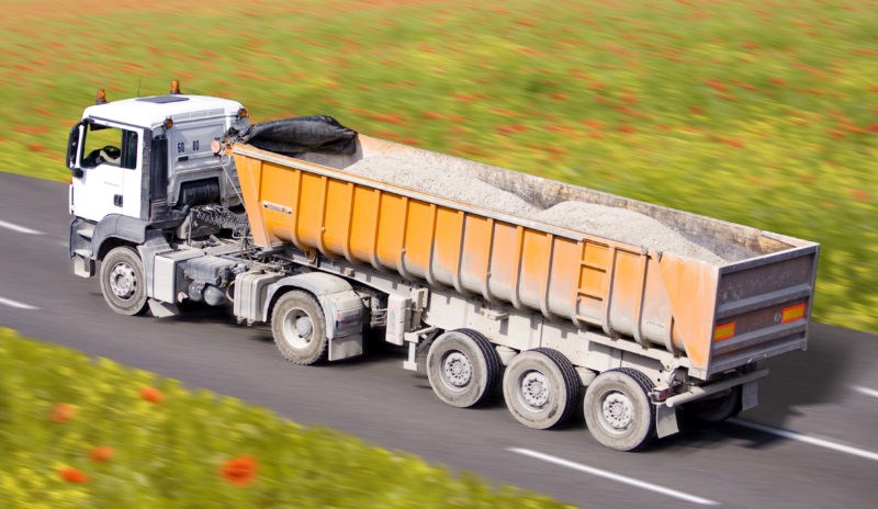 CAMION SEMI-BENNE